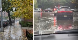 Intensas lluvias azotaron la ciudad de Nueva York y la zona metropolitana.